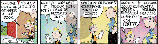 Drabble - Monday September 18, 2023 Comic Strip