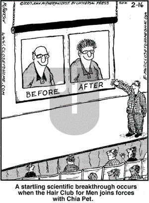 Close to Home on Friday February 16, 2007 Comic Strip