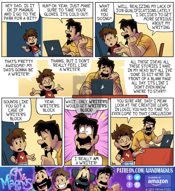 AJ and Magnus on Sunday February 9, 2020 Comic Strip