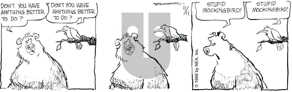 The Grizzwells on Monday November 11, 1996 Comic Strip