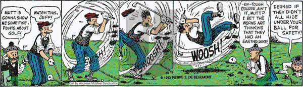 Mutt & Jeff on Thursday April 24, 2025 Comic Strip