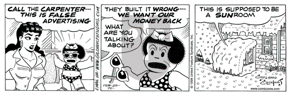 Nancy on Tuesday March 31, 1998 Comic Strip