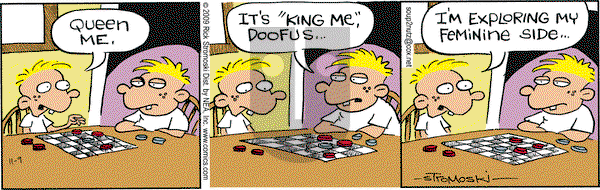 Soup to Nutz - Old on Monday November 9, 2009 Comic Strip