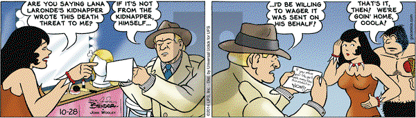Alley Oop on Tuesday October 28, 2014 Comic Strip