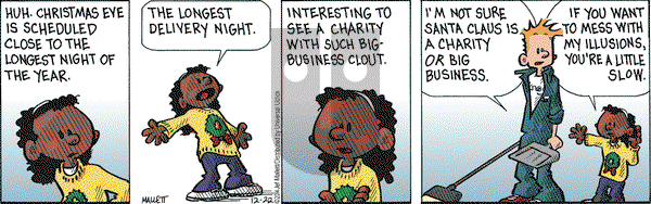 Frazz on Monday December 22, 2014 Comic Strip