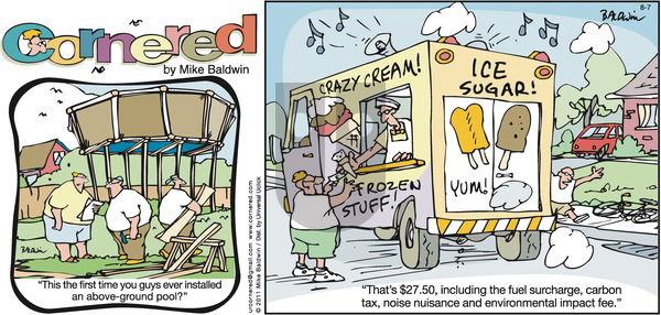Cornered on Sunday August 7, 2011 Comic Strip