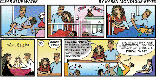 Clear Blue Water on Sunday January 29, 2006 Comic Strip