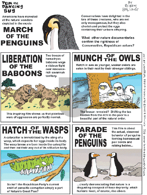 Tom the Dancing Bug on Saturday October 8, 2005 Comic Strip