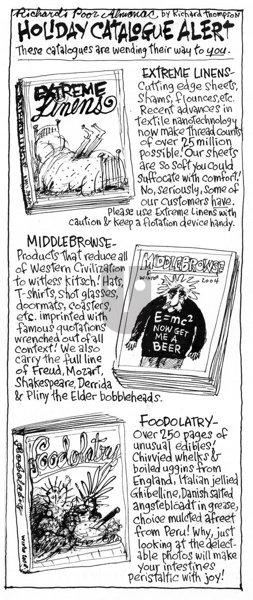 Richard's Poor Almanac on Sunday November 29, 2015 Comic Strip