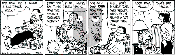 Calvin and Hobbes - Thursday July 6, 1989 Comic Strip
