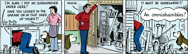 Fred Basset - Monday December 8, 2014 Comic Strip