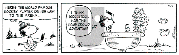 Peanuts on Friday January 14, 1994 Comic Strip