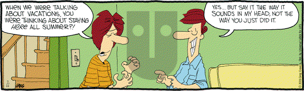The Buckets on Wednesday July 22, 2015 Comic Strip