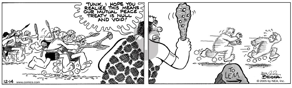 Alley Oop - Wednesday December 14, 2005 Comic Strip