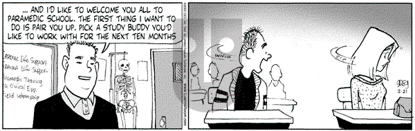 Luann on Friday February 21, 2003 Comic Strip