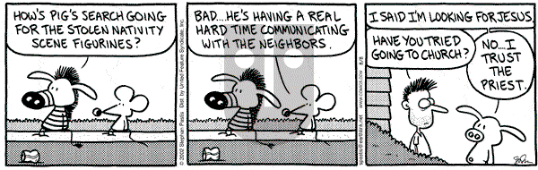 Pearls Before Swine on Thursday August 8, 2002 Comic Strip