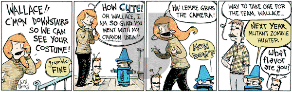 Wallace the Brave on Wednesday October 19, 2016 Comic Strip