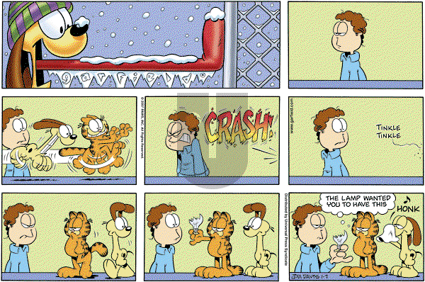 Garfield on Monday January 22, 2007 Comic Strip