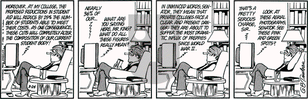 Doonesbury on Wednesday March 24, 1982 Comic Strip