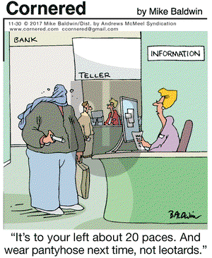 Cornered on Thursday November 30, 2017 Comic Strip