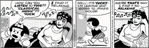 Nancy on Friday May 6, 2005 Comic Strip