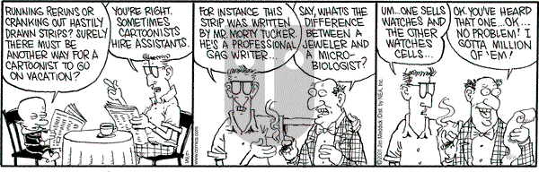 Monty on Tuesday June 5, 2001 Comic Strip