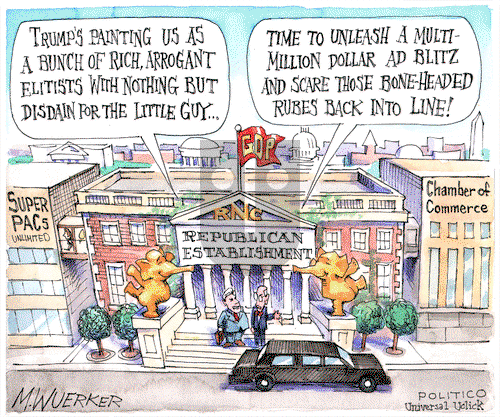 Matt Wuerker - Monday March 14, 2016 Comic Strip