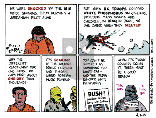 Ted Rall on Friday February 6, 2015 Comic Strip
