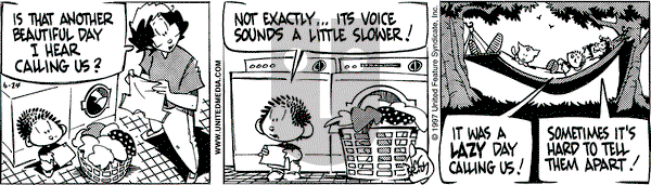 Rose is Rose on Monday August 18, 1997 Comic Strip