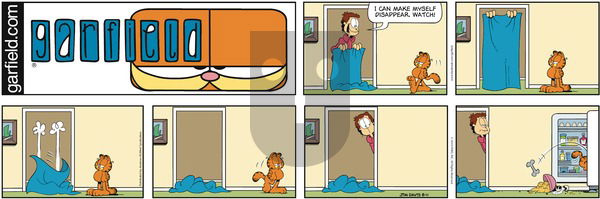 Garfield on Sunday August 11, 2019 Comic Strip