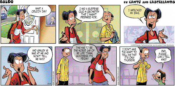 Baldo - Sunday May 8, 2005 Comic Strip