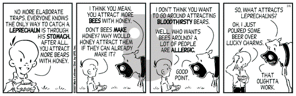 Cow and Boy Classics on Saturday March 17, 2007 Comic Strip