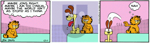 Garfield on Friday December 11, 1981 Comic Strip