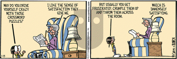 Grand Avenue on Thursday January 13, 2011 Comic Strip