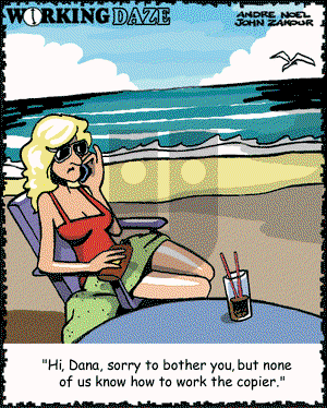 Working Daze on Friday May 3, 2002 Comic Strip
