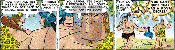 Alley Oop on Saturday September 10, 2016 Comic Strip