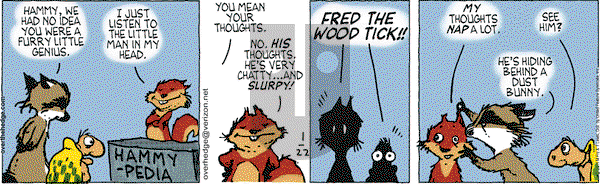 Over the Hedge on Saturday January 22, 2011 Comic Strip