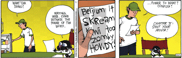 Get Fuzzy on Friday February 1, 2008 Comic Strip
