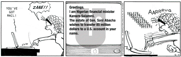 Luann on Friday December 13, 2002 Comic Strip