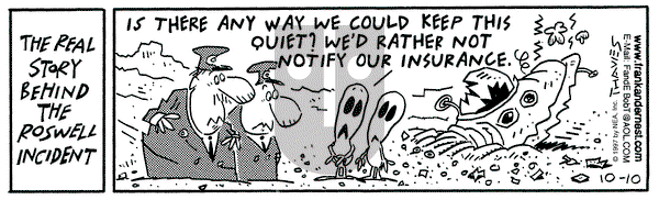 Frank and Ernest on Friday October 10, 1997 Comic Strip