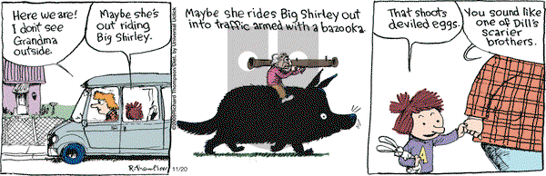 Cul de Sac on Friday November 20, 2009 Comic Strip