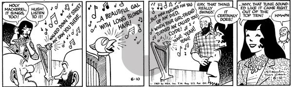 Alley Oop on Tuesday June 10, 1969 Comic Strip