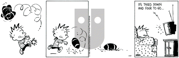 Calvin and Hobbes on Saturday October 31, 1992 Comic Strip