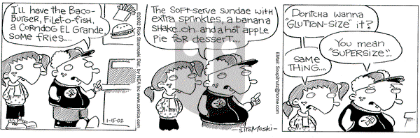 Soup to Nutz - Old on Wednesday February 20, 2002 Comic Strip