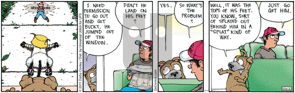 Get Fuzzy on Friday October 14, 2011 Comic Strip