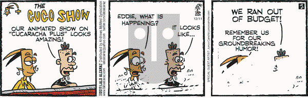 La Cucaracha on Wednesday December 11, 2019 Comic Strip
