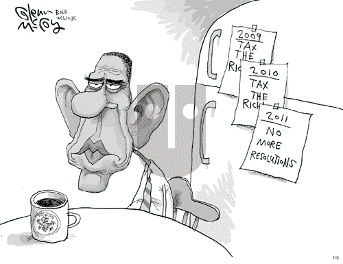 Glenn McCoy on Thursday January 6, 2011 Comic Strip