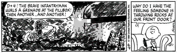 Peanuts on Thursday June 9, 1994 Comic Strip