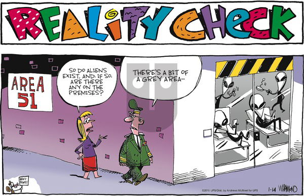 Reality Check on Sunday January 14, 2018 Comic Strip