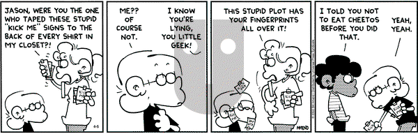 FoxTrot on Tuesday April 5, 2005 Comic Strip